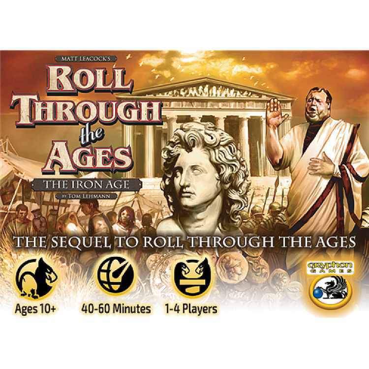Showing image for Roll through the Ages: The Iron Age (Gryphon Bookshelf Edition) Roll through the Ages: The Iron Age (Gryphon Bookshelf Edition) image