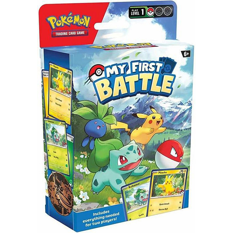 Showing image for Pokémon TCG: My First Battle (Pikachu & Bulbasaur) Pokémon TCG: My First Battle (Pikachu & Bulbasaur) image