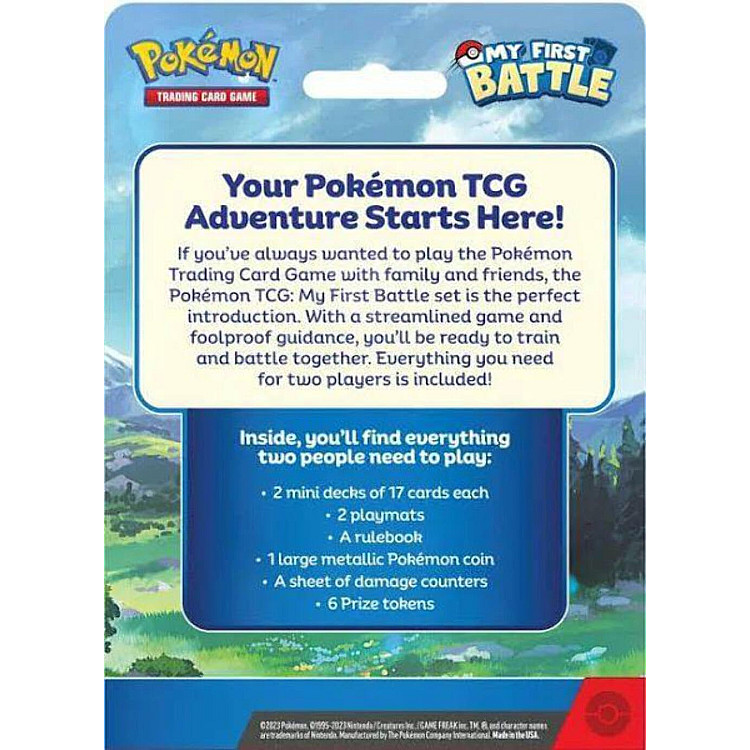 Showing image for Pokémon TCG: My First Battle (Pikachu & Bulbasaur) Pokémon TCG: My First Battle (Pikachu & Bulbasaur) image