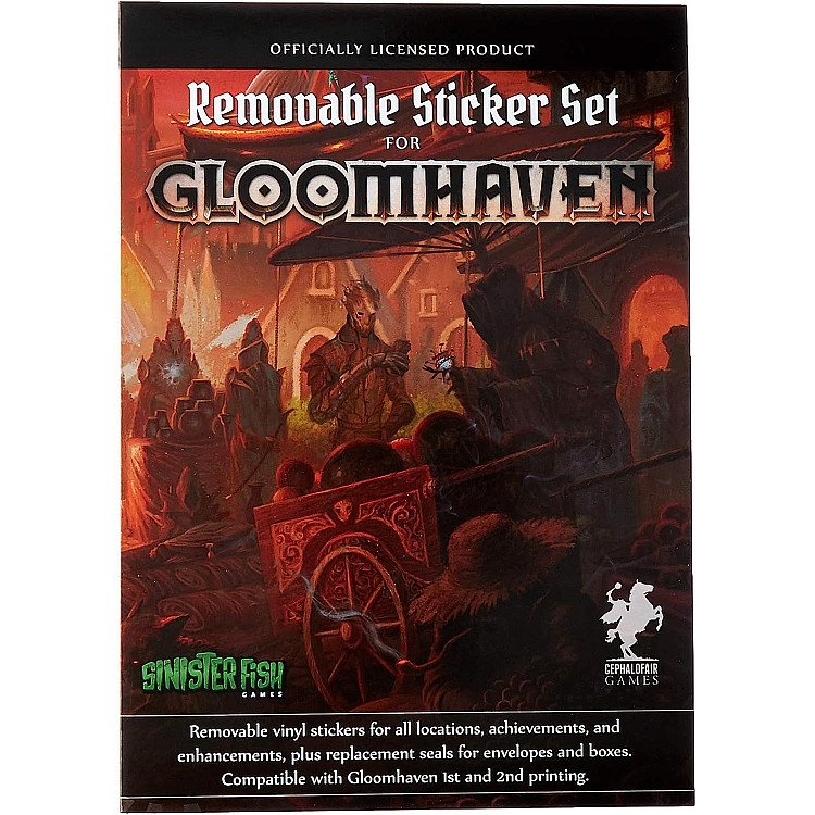 Showing image for Gloomhaven Removable Sticker Set Gloomhaven Removable Sticker Set image